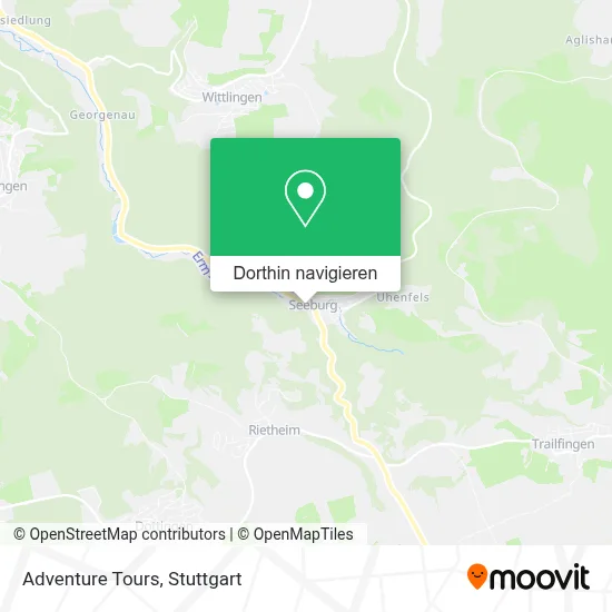 Adventure Tours Karte
