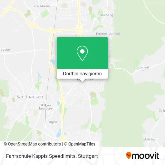 Fahrschule Kappis Speedlimits Karte