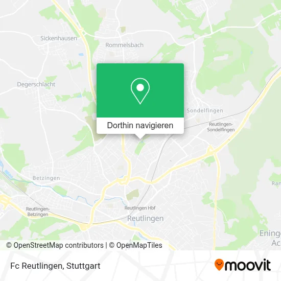 Fc Reutlingen Karte