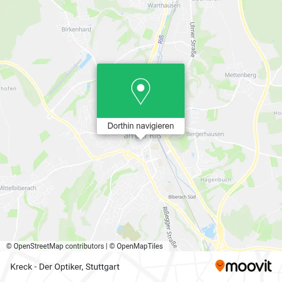 Kreck - Der Optiker Karte