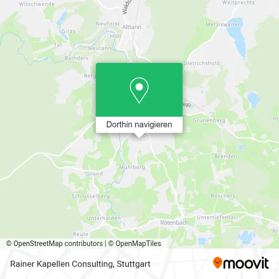 Rainer Kapellen Consulting Karte