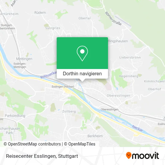Reisecenter Esslingen Karte