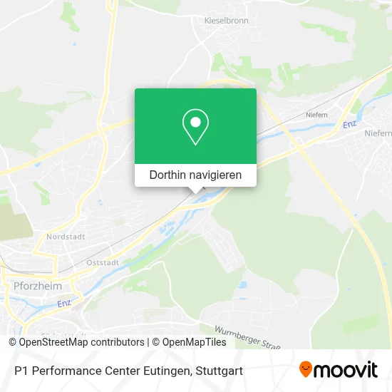 P1 Performance Center Eutingen Karte