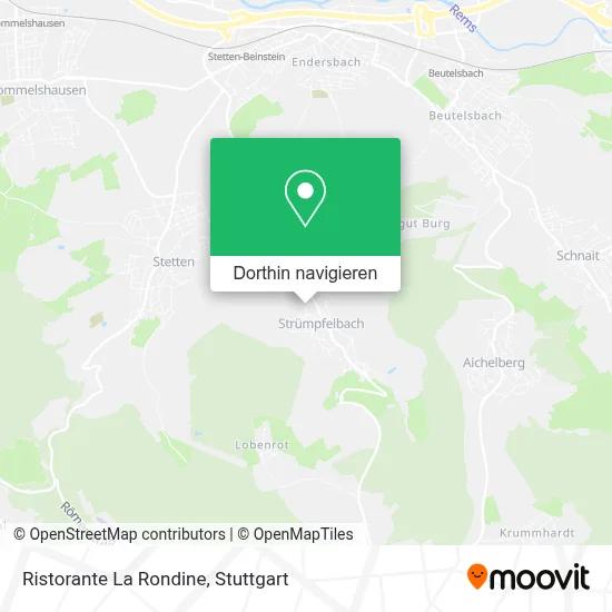 Ristorante La Rondine Karte