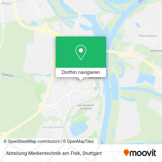 Abteilung Medientechnik am Ftsk Karte