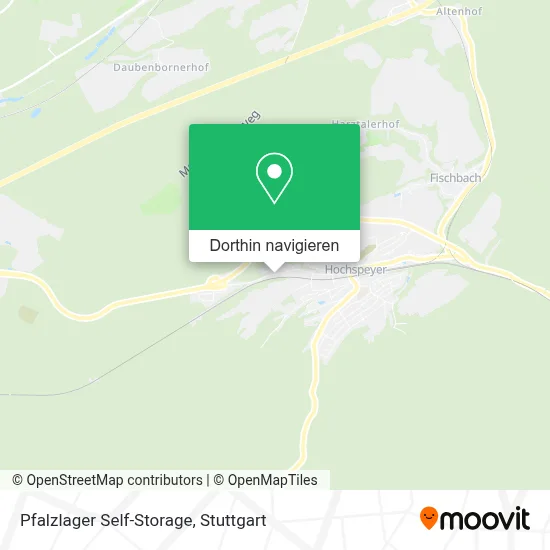 Pfalzlager Self-Storage Karte