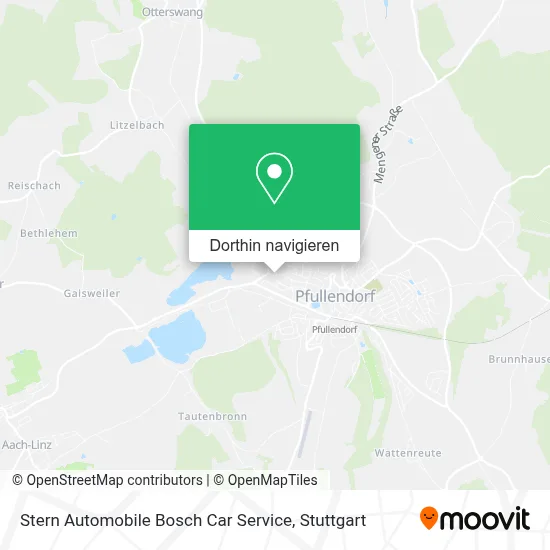 Stern Automobile Bosch Car Service Karte