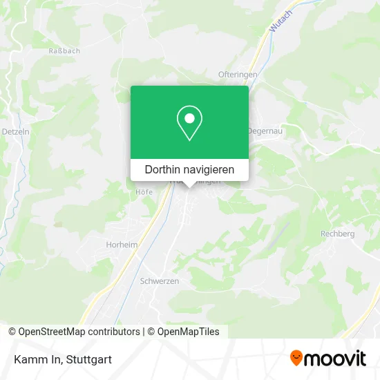 Kamm In Karte