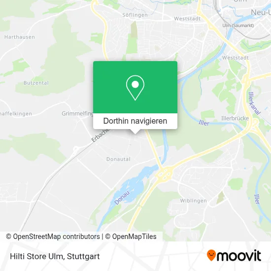 Hilti Store Ulm Karte