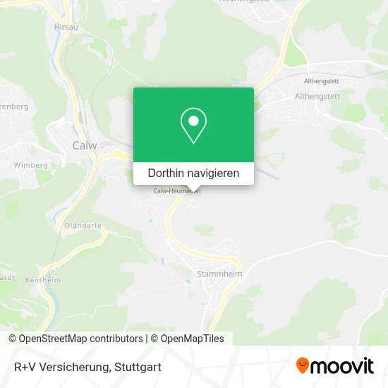 R+V Versicherung Karte