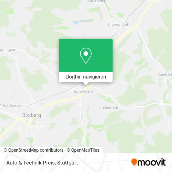 Auto & Technik Preis Karte