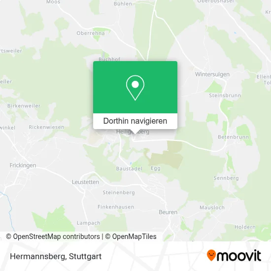 Hermannsberg Karte