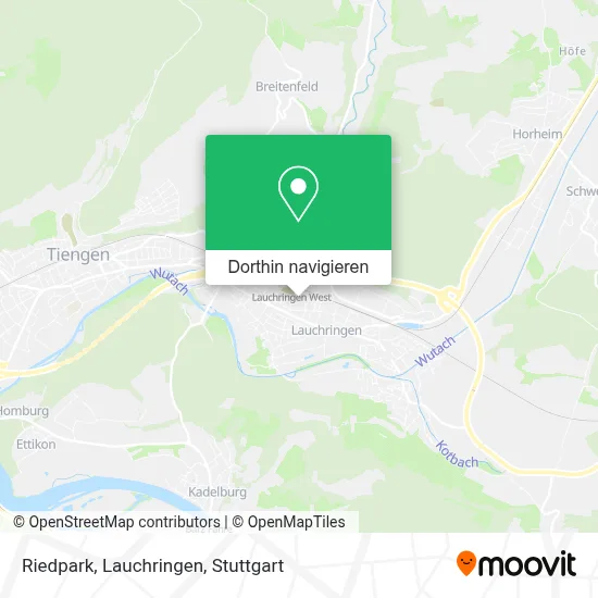 Riedpark, Lauchringen Karte