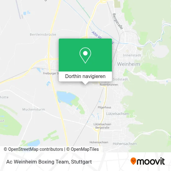 Ac Weinheim Boxing Team Karte