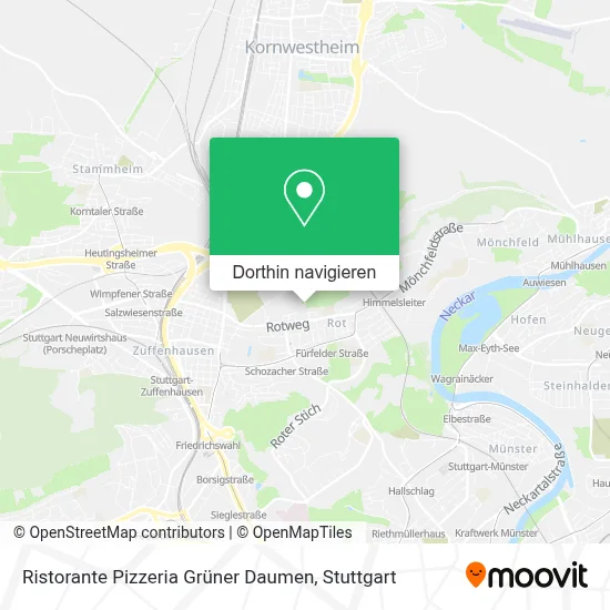 Ristorante Pizzeria Grüner Daumen Karte
