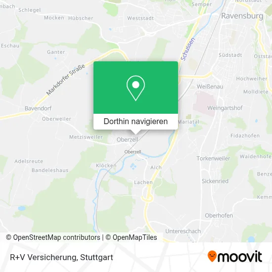 R+V Versicherung Karte