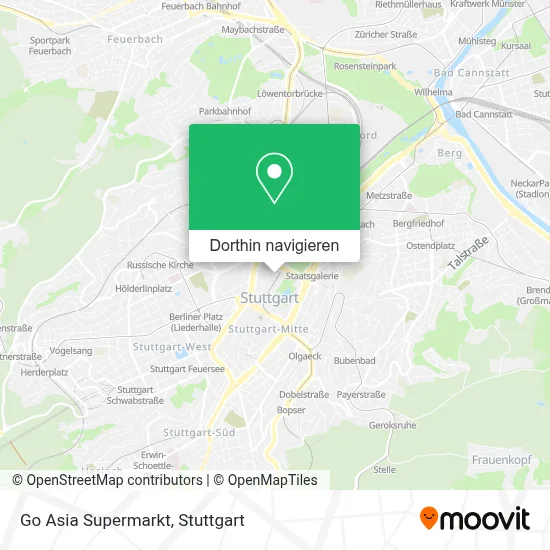 Go Asia Supermarkt Karte