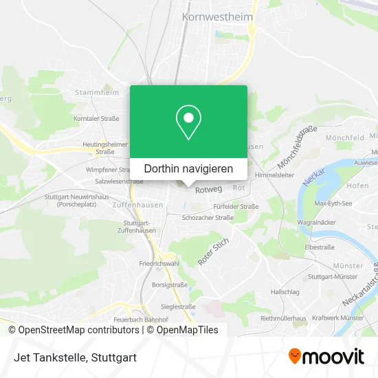 Jet Tankstelle Karte
