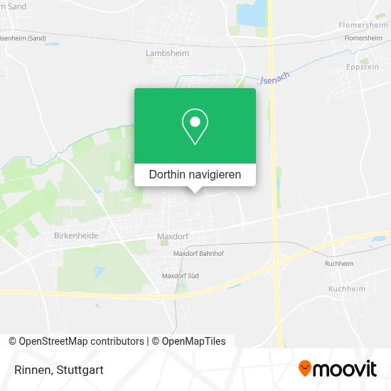 Rinnen Karte