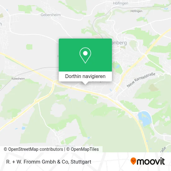 R. + W. Fromm Gmbh & Co Karte