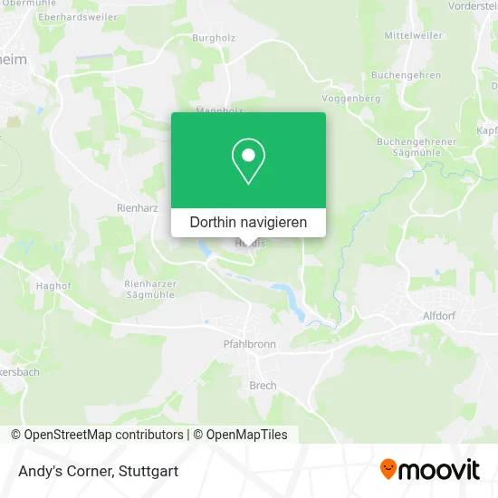 Andy's Corner Karte
