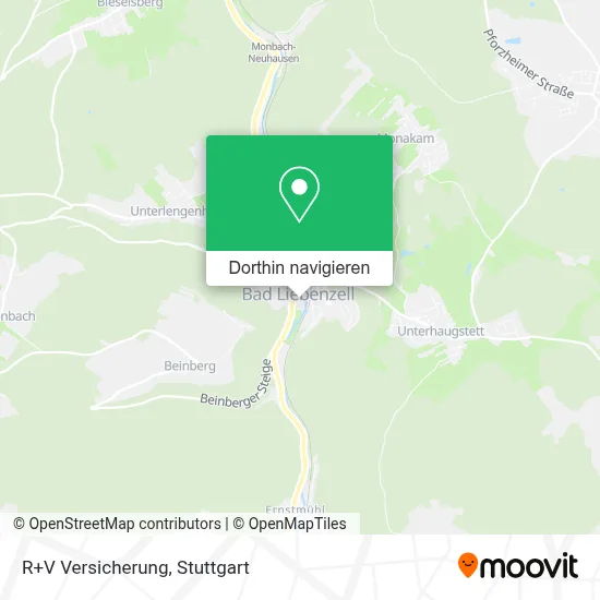 R+V Versicherung Karte