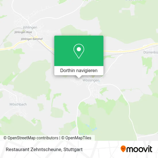 Restaurant Zehntscheune Karte