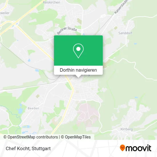 Chef Kocht Karte