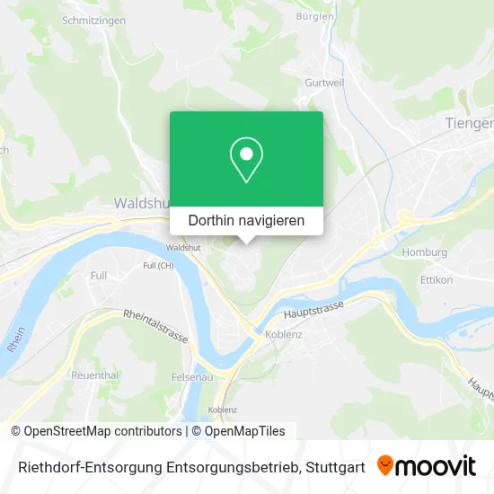 Riethdorf-Entsorgung Entsorgungsbetrieb Karte