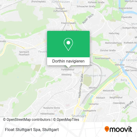 Float Stuttgart Spa Karte