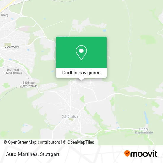 Auto Martines Karte