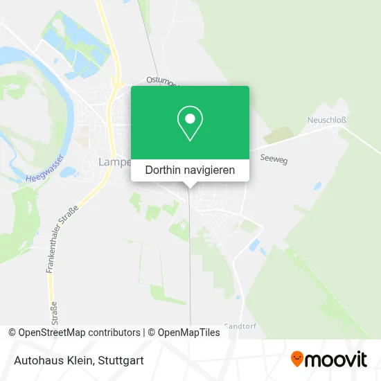 Autohaus Klein Karte