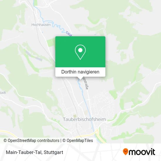 Main-Tauber-Tal Karte