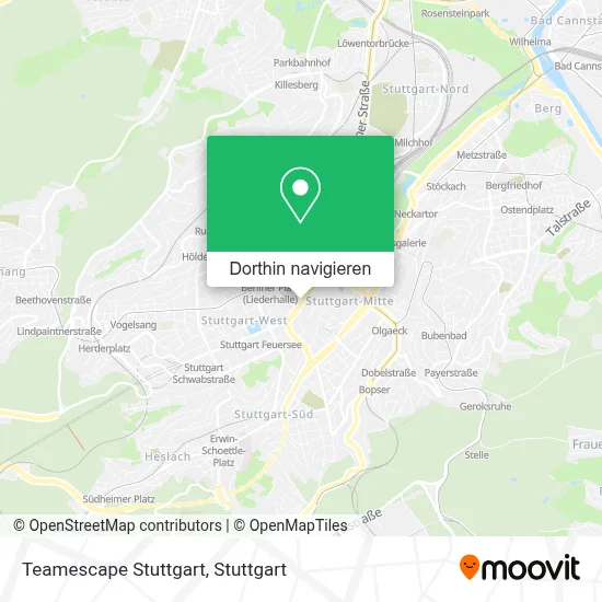 Teamescape Stuttgart Karte