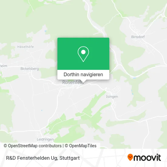 R&D Fensterhelden Ug Karte