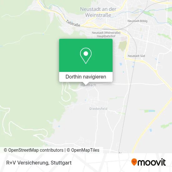R+V Versicherung Karte