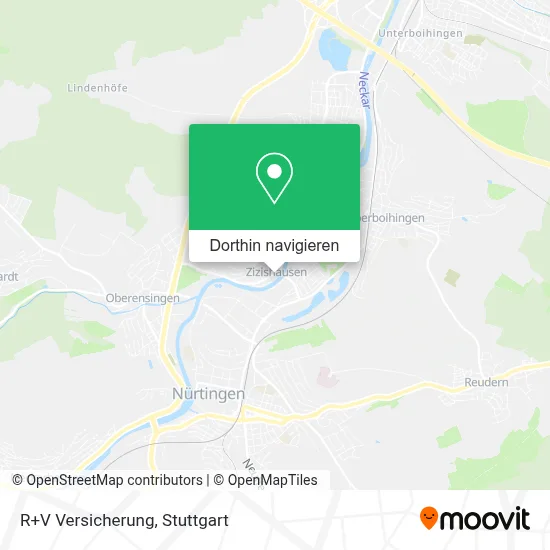 R+V Versicherung Karte
