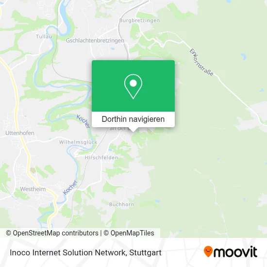 Inoco Internet Solution Network Karte