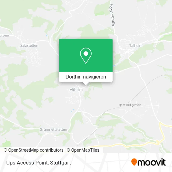 Ups Access Point Karte