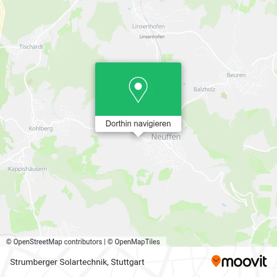Strumberger Solartechnik Karte