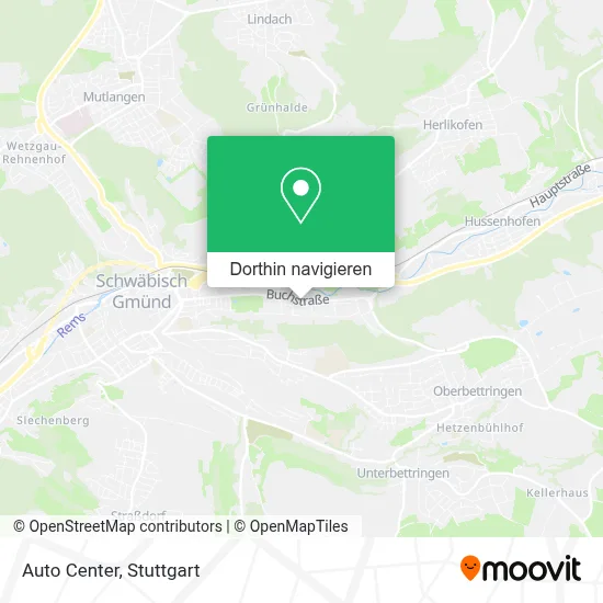 Auto Center Karte