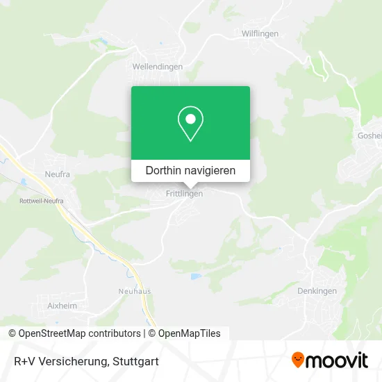 R+V Versicherung Karte