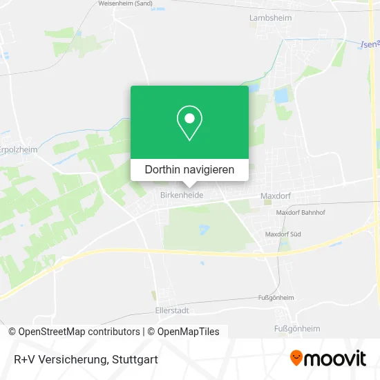 R+V Versicherung Karte