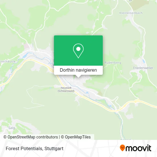 Forest Potentials Karte