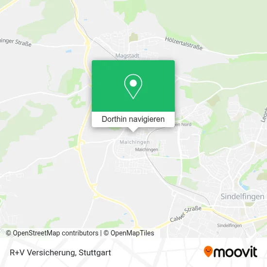 R+V Versicherung Karte