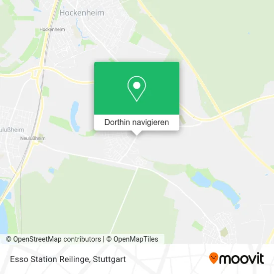 Esso Station Reilinge Karte