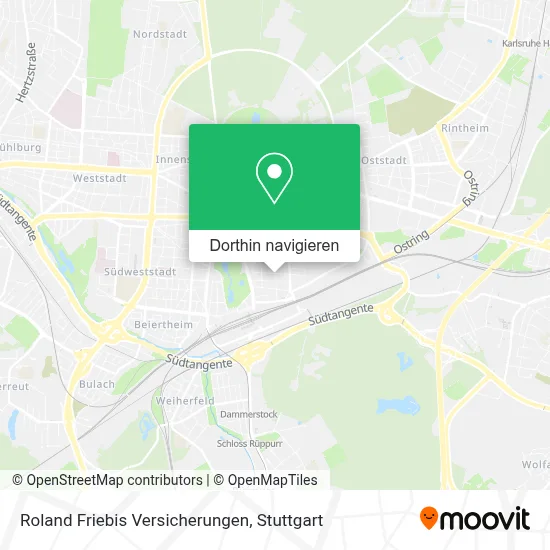 Roland Friebis Versicherungen Karte