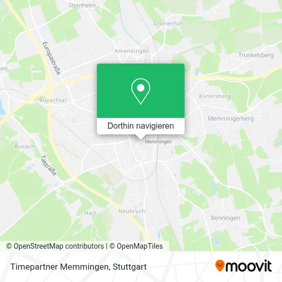 Timepartner Memmingen Karte