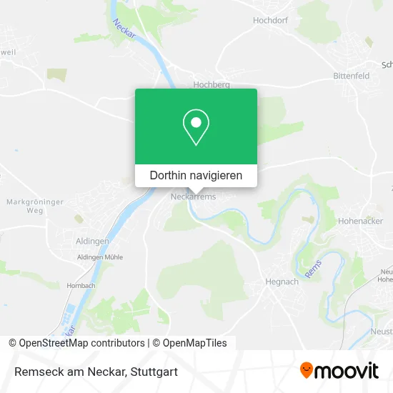 Remseck am Neckar Karte