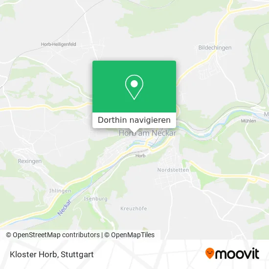 Kloster Horb Karte